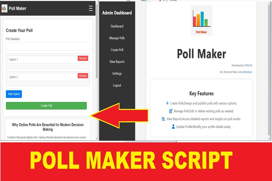 Fast AdSense Approval Poll Maker Script